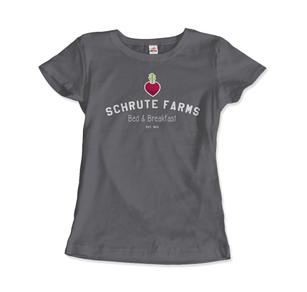 Schrute Farms Bed & Breakfast T-Shirt - Women / Charcoal S
