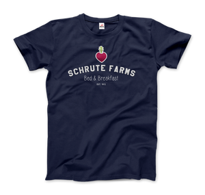 Schrute Farms Bed & Breakfast T-Shirt - Men / Navy S