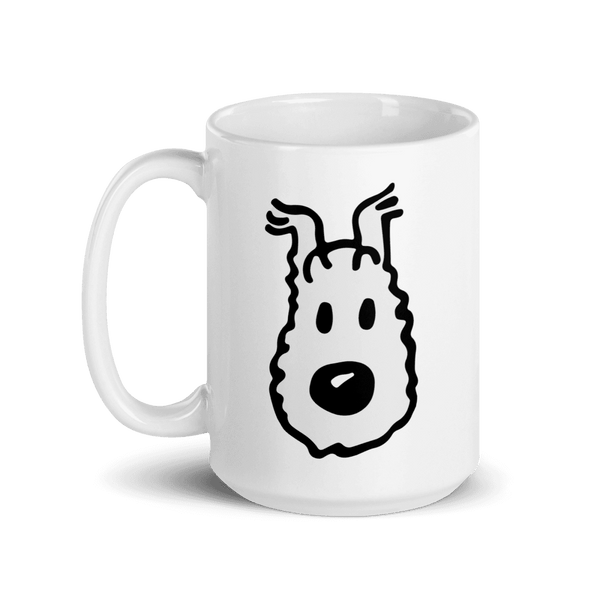 Snowy (Milou) Wire Fox Terrier from Tintin Mug - 15oz (444mL) - Mug
