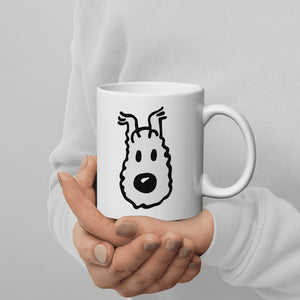 Snowy (Milou) Wire Fox Terrier from Tintin Mug - Mug