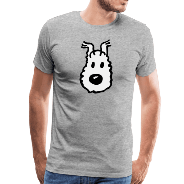 Snowy (Milou), Wire Fox Terrier from Tintin T-Shirt - [variant_title] by Art-O-Rama