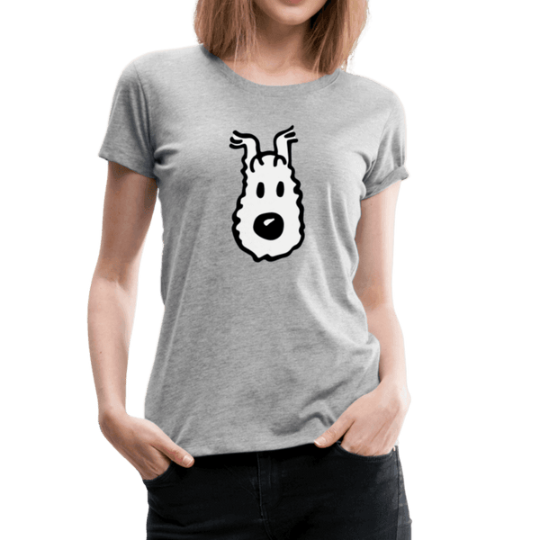 Art-O-Rama Shop - Snowy (Milou) Wire Fox Terrier from Tintin T-Shirt