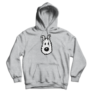 Snowy (Milou) Wire Fox Terrier from Tintin Unisex Hoodie - Sport Grey / S - Hoodie