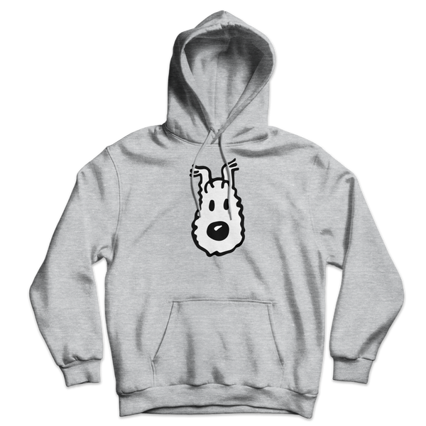 Snowy (Milou) Wire Fox Terrier from Tintin Unisex Hoodie - Sport Grey / S - Hoodie