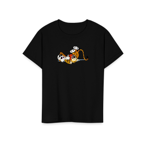 Calvin et Hobbes Dancing with Record Player T-shirt