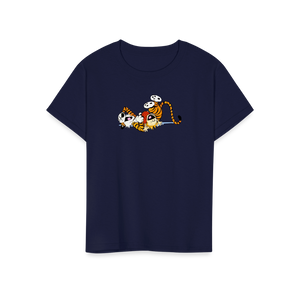 Calvin et Hobbes Dancing with Record Player T-shirt
