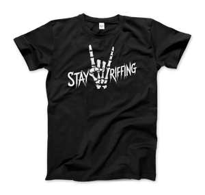 Stay Riffing - Rock’n Roll Skull T-Shirt - Men (Unisex) / Black / S - T-Shirt