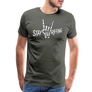 Stay Riffing - Rock’n Roll Skull T-Shirt - T-Shirt