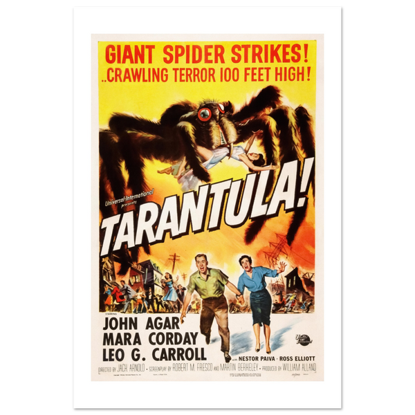 Tarantula - 50s Si - Fi horror Movie Poster Matte / 12 x 18″ (30 45cm) None
