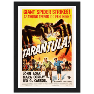 Tarantula - 50s Si - Fi horror Movie Poster Matte / 8 x 12″ (21 29.7cm) Black