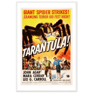 Tarantula - 50s Si - Fi horror Movie Poster Matte / 24 x 36″ (60 90cm) White