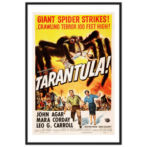 Tarantula - 50s Si - Fi horror Movie Poster Matte / 24 x 36″ (60 90cm) Black
