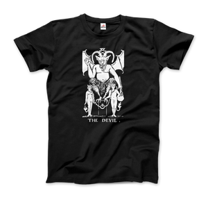 The Devil Tarot Card Design T - Shirt - Men / Black S