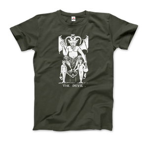 The Devil Tarot Card Design T-Shirt - Art-O-Rama Shop