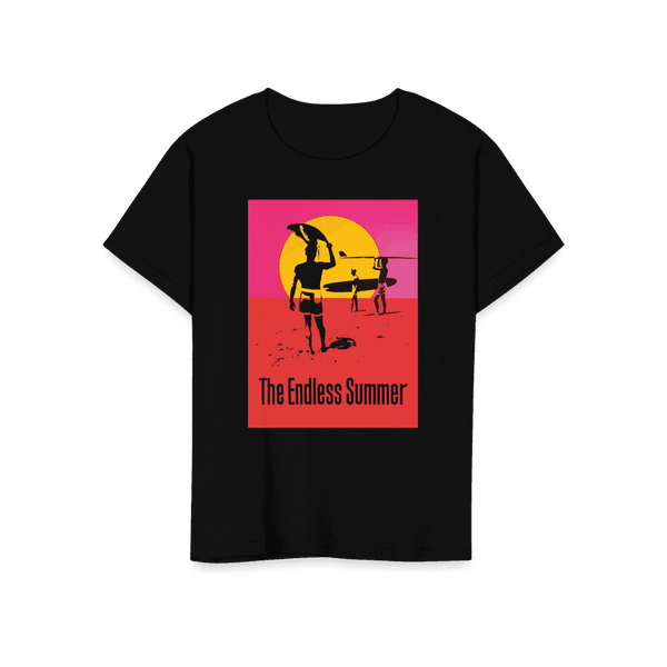 The Endless Summer 1966 Surf Documentary T-Shirt - Youth / Black / S - T-Shirt