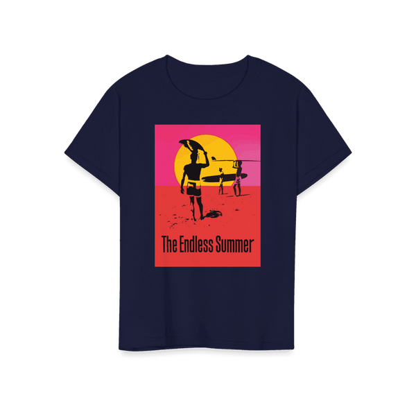 The Endless Summer 1966 Surf Documentary T-Shirt - Youth / Navy / S - T-Shirt