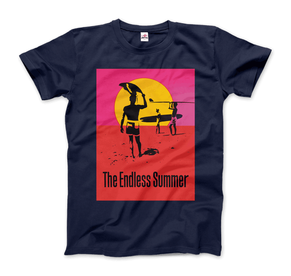 The Endless Summer 1966 Surf Documentary T-Shirt - Men / Navy / Small by Art-O-Rama