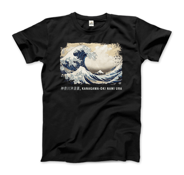 Camiseta con diseño de la gran ola de Kanagawa