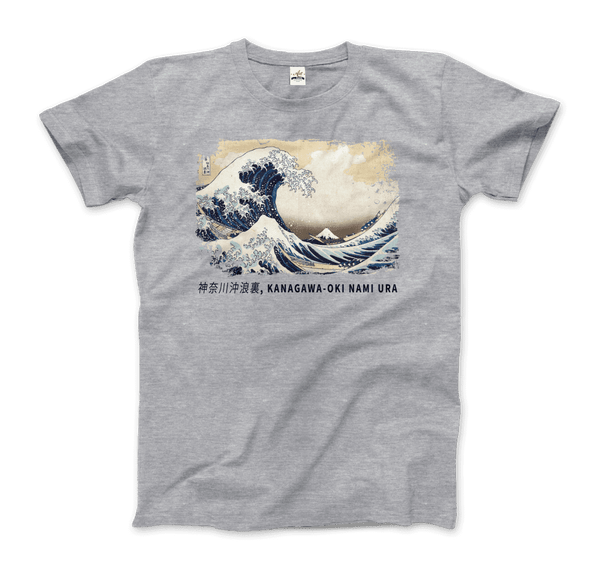 Camiseta con diseño de la gran ola de Kanagawa