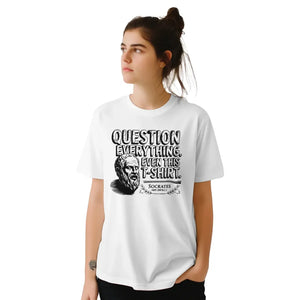The Socratic Paradox: Question Everything T-Shirt - T-Shirt