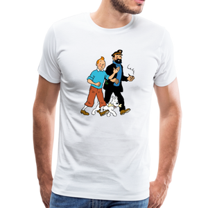 Tintin Snowy and Captain Haddock Artwork T-Shirt - T-Shirt