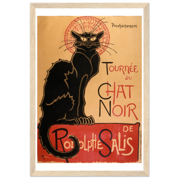 Tournee du Chat Noir Artwork Poster - Matte / 12 x 18″ (30 x 45cm) / Wood - Poster