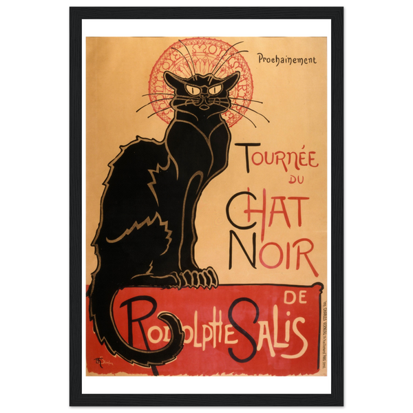 Tournee du Chat Noir Artwork Poster - Matte / 12 x 18″ (30 x 45cm) / Black - Poster
