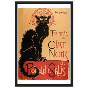 Tournee du Chat Noir Artwork Poster - Matte / 12 x 18″ (30 x 45cm) / Black - Poster