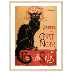 Tournee du Chat Noir Artwork Poster - Matte / 18 x 24″ (45 x 60cm) / Wood - Poster