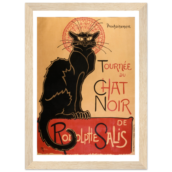Tournee du Chat Noir Artwork Poster - Matte / 8 x 12″ (21 x 29.7cm) / Wood - Poster