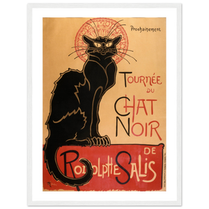 Tournee du Chat Noir Artwork Poster - Matte / 18 x 24″ (45 x 60cm) / White - Poster