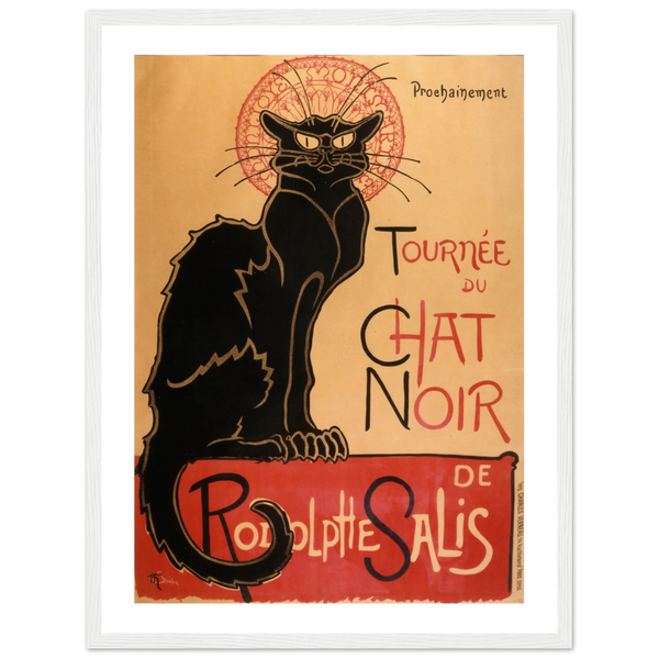 Tournee du Chat Noir Artwork Poster - Matte / 18 x 24″ (45 60cm) White