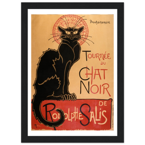 Tournee du Chat Noir Artwork Poster - Matte / 8 x 12″ (21 x 29.7cm) / Black - Poster