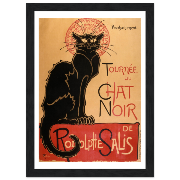 Tournee du Chat Noir Artwork Poster - Matte / 8 x 12″ (21 x 29.7cm) / Black - Poster
