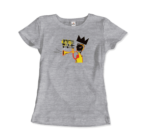 Trumpet 1984 Artwork T-Shirt - Women (Fitted) / Heather Grey / S - T-Shirt