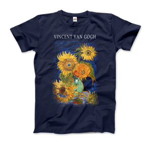 Van Gogh Five Sunflowers 1888, Artwork T-Shirt
