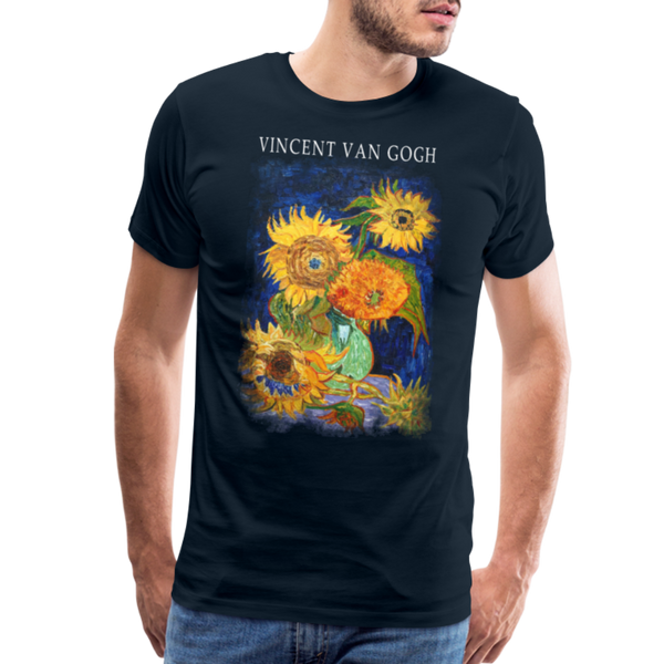 Van Gogh Five Sunflowers 1888 Artwork T-Shirt - T-Shirt