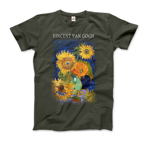 Van Gogh Five Sunflowers 1888, Artwork T-Shirt