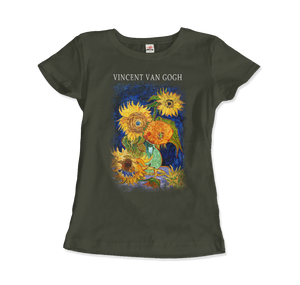 Van Gogh Five Sunflowers 1888, Artwork T-Shirt