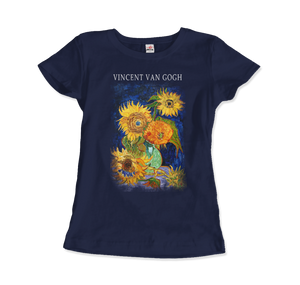 Van Gogh Five Sunflowers 1888, Artwork T-Shirt