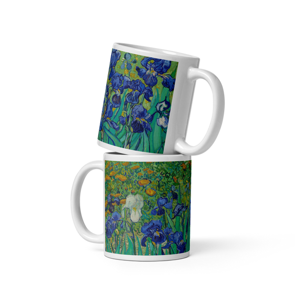 Van Gogh - Irises 1889 Artwork Mug - Mug