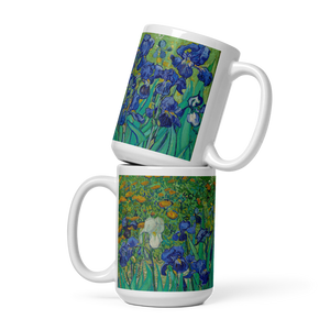 Van Gogh - Irises 1889 Artwork Mug - Mug