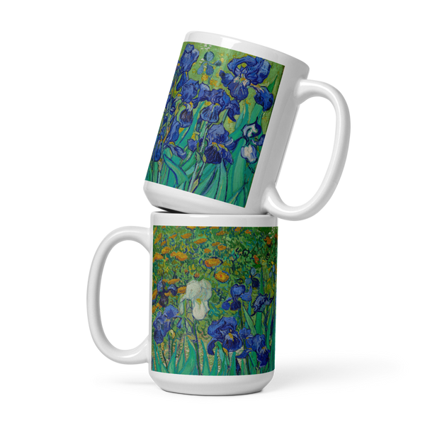 Van Gogh - Irises 1889 Artwork Mug - Mug