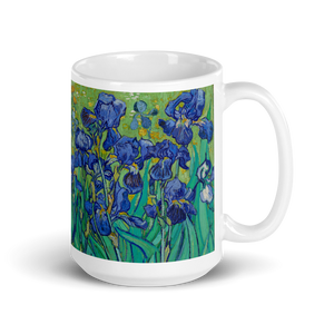 Van Gogh - Irises 1889 Artwork Mug - Mug