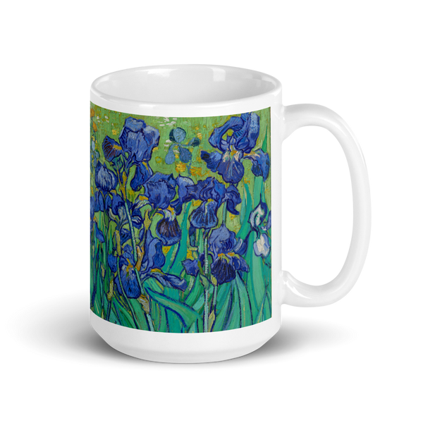 Van Gogh - Irises 1889 Artwork Mug - Mug