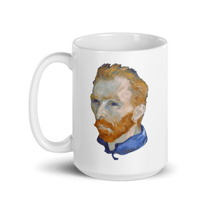 Van Gogh Self Portrait 1889 Artwork Mug - 15oz (444mL) - Mug