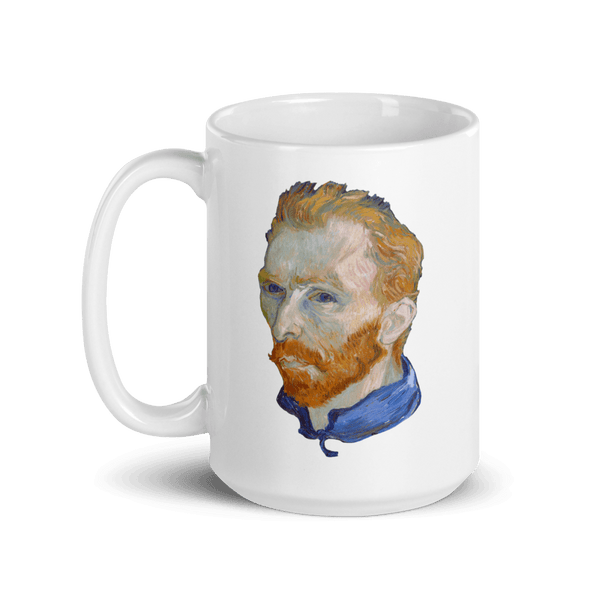 Van Gogh Self Portrait 1889 Artwork Mug - 15oz (444mL) - Mug