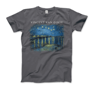Van Gogh Starry Night Over the Rhône, 1888 Artwork T-Shirt - Art-O-Rama Shop