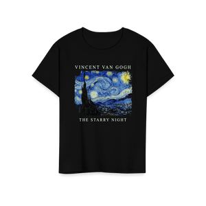 Van Gogh - The Starry Night, 1889 Artwork T-Shirt - Art-O-Rama Shop
