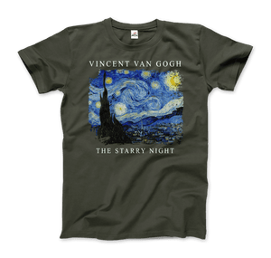 Van Gogh - The Starry Night, 1889 Artwork T-Shirt - Art-O-Rama Shop